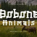 Bobone Animals Font - Featured Image