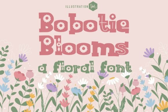 Bobotie Blooms Family Font - Featured Image