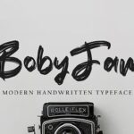 Bobyfame Font - Featured Image