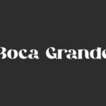 Boca Grande Font - Featured Image