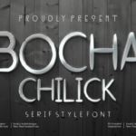 Bocha Chilick Font - Featured Image