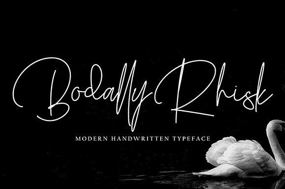 Bodally Rhisk Font - Featured Image