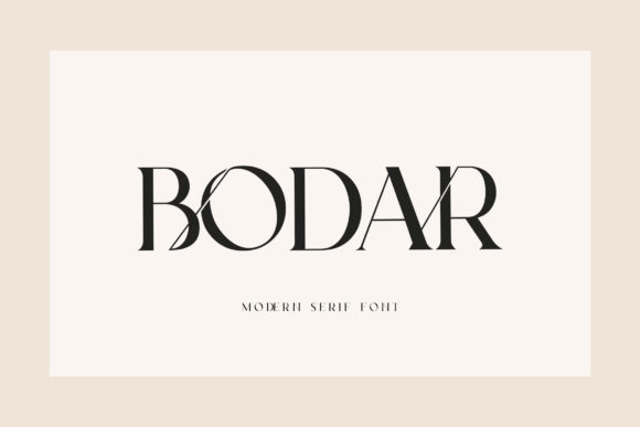 Bodar Font - Featured Image