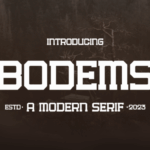 Bodems Font - Featured Image