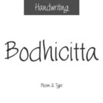 Bodhicitta Font - Featured Image