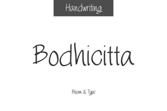 Bodhicitta Font - Featured Image