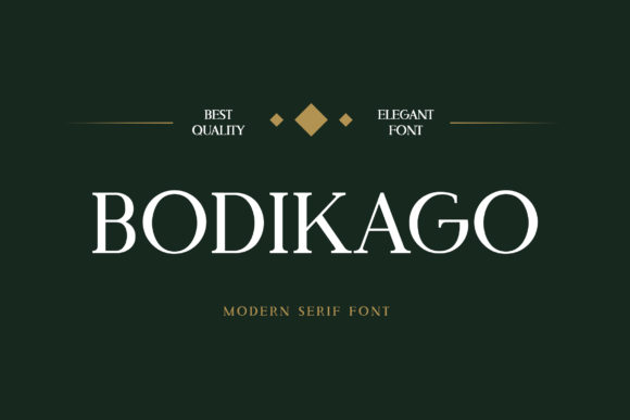 Bodikago Font - Featured Image