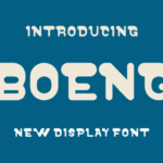 Boeng Font - Featured Image