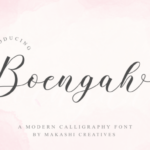 Boengah Font - Featured Image