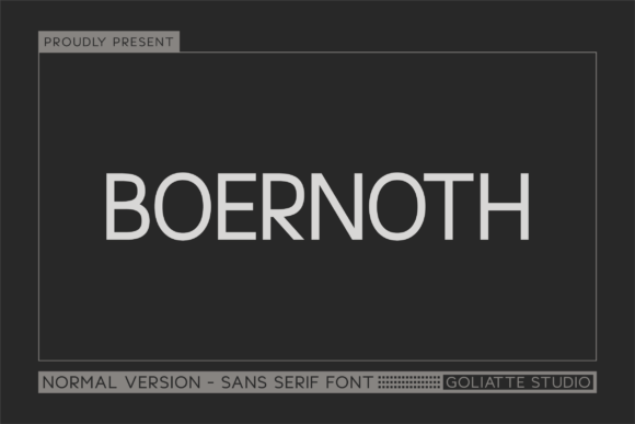 Boernoth Font - Featured Image