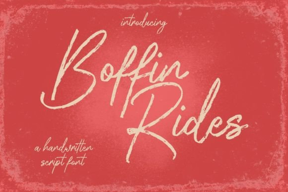 Boffin Rides Font - Featured Image