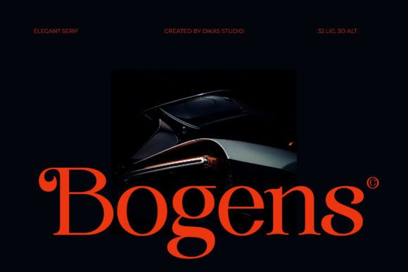 Bogens Font - Featured Image