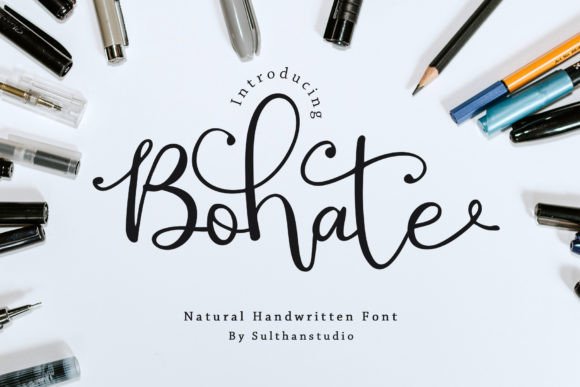 Bohate Font - Featured Image