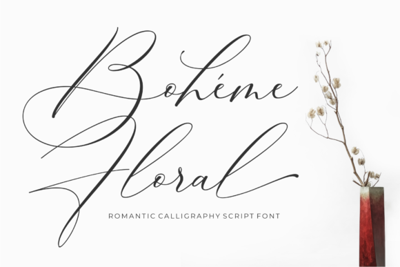 Boheme Floral Font - Featured Image