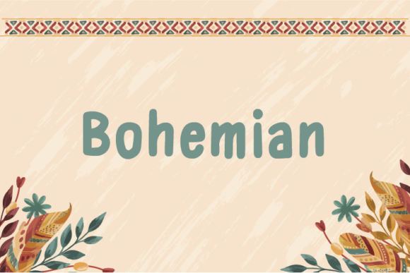 Bohemian Font - Featured Image