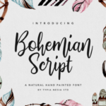 Bohemian Script Font - Featured Image