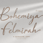Bohemiya Felmirah Font - Featured Image