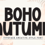 Boho Autumn Font - Featured Image