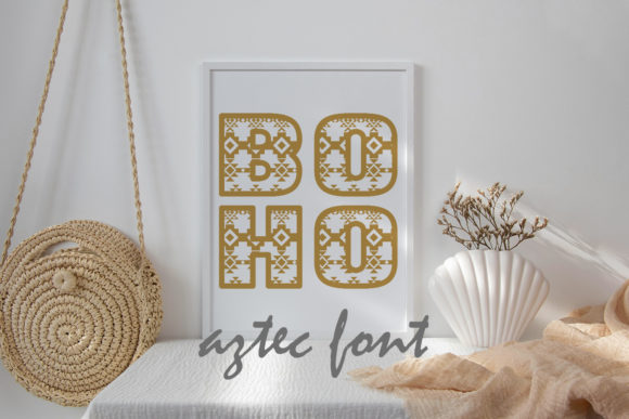 Boho Aztec Font - Featured Image
