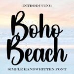 Boho Beach Font - Featured Image