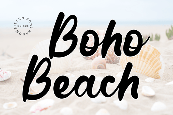 Boho Beach Font - Featured Image