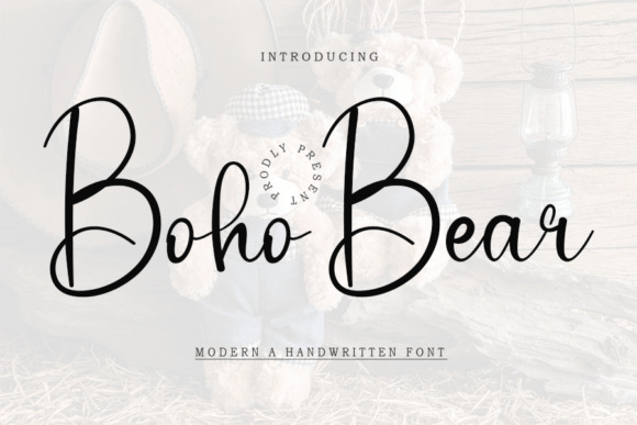 Boho Bear Font - Featured Image