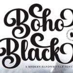 Boho Black Font - Featured Image