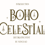 Boho Celestial Font - Featured Image