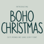 Boho Christmas Font - Featured Image