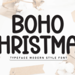 Boho Christmas Font - Featured Image