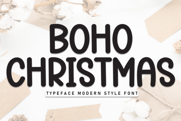 Boho Christmas Font - Featured Image