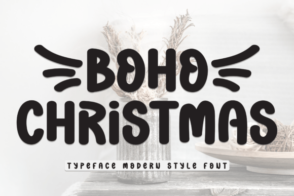 Boho Christmas Font - Featured Image