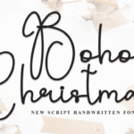 Boho Christmas Font - Featured Image