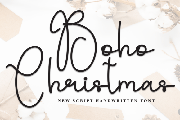 Boho Christmas Font - Featured Image