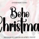 Boho Christmas Font - Featured Image