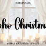 Boho Christmas Font - Featured Image