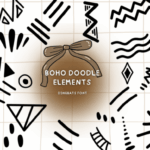 Boho Doodle Elements Font - Featured Image