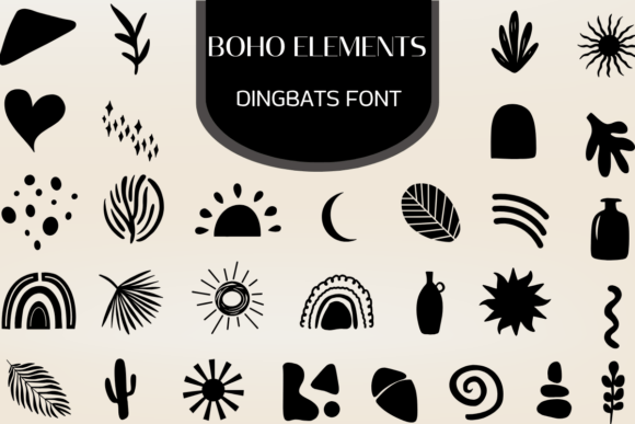 Boho Elements Font - Featured Image