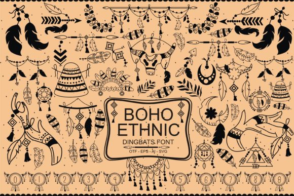 Boho Ethnic Font - Featured Image