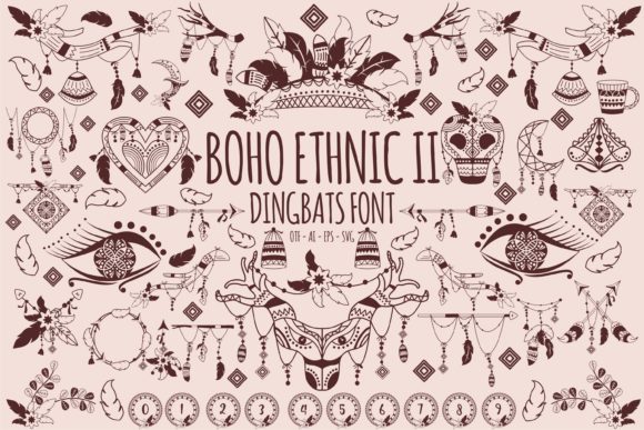 Boho Ethnic II Font - Featured Image