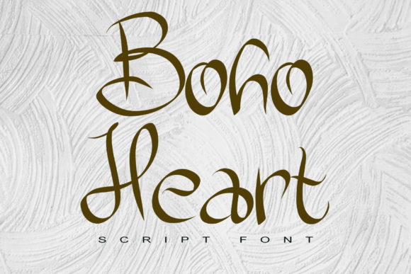 Boho Heart Font - Featured Image