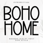 Boho Home Font - Featured Image