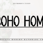 Boho Home Font - Featured Image