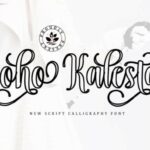 Boho Kalesta Outline Font - Featured Image
