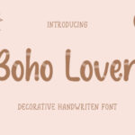 Boho Lover Font - Featured Image
