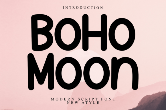 Boho Moon Font - Featured Image