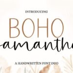 Boho Samantha Font - Featured Image