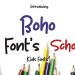 Boho School Font - Featured Image