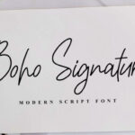 Boho Signature Font - Featured Image