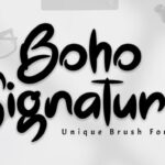 Boho Signature Font - Featured Image